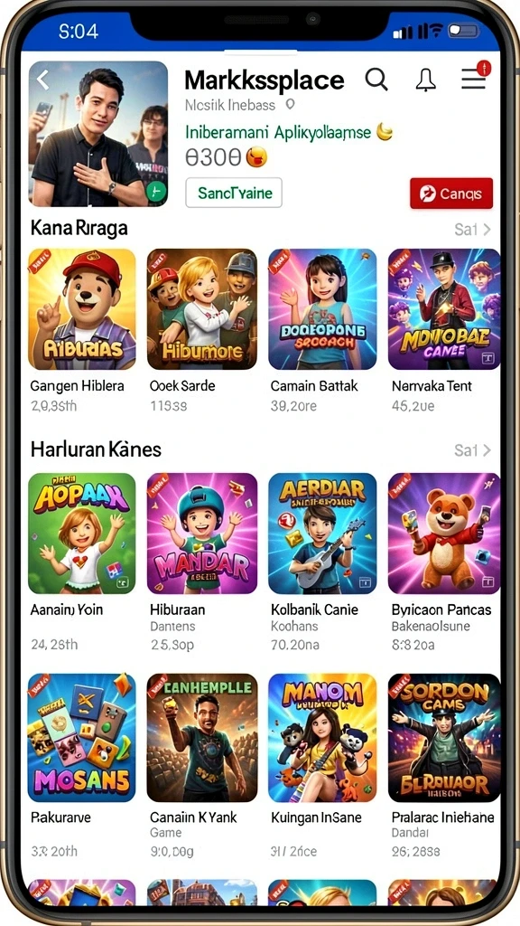 666i - Fitur interaksi dengan pengguna lain yang seru.