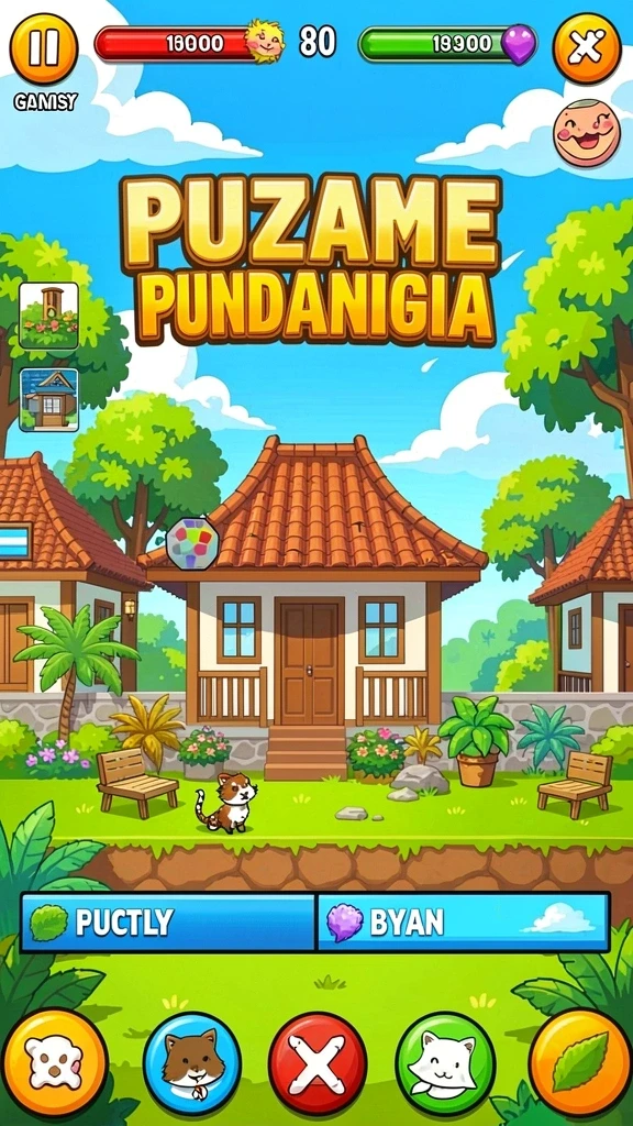 pucuk4d - Screenshot menampilkan fitur interaksi sosial antar pemain.