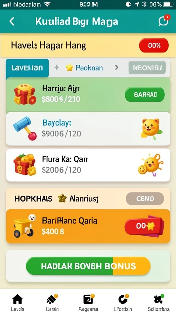rpgame - Screenshot karakter utama dalam aksi.