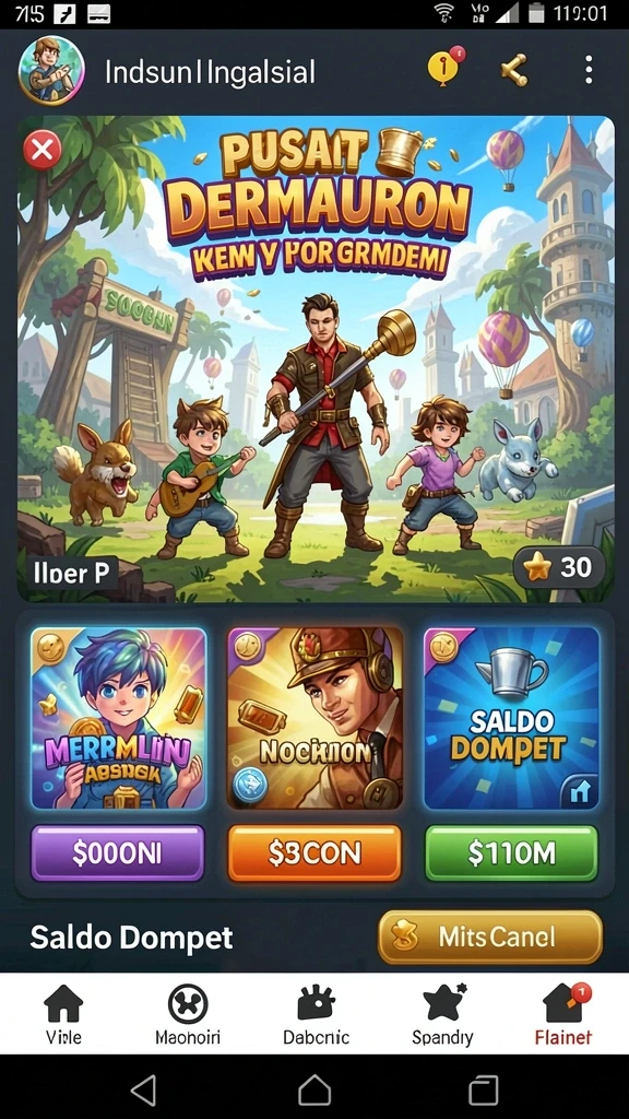 yoyo88 - Screenshot menampilkan mode permainan yang seru.